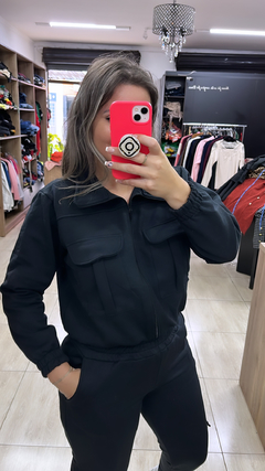 Jaqueta MOLETON bolso - comprar online