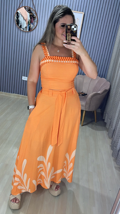 Conjunto saia MIDI Cris - Visajo Store