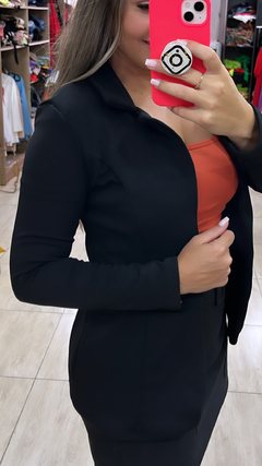 Blazer malha crepe - Visajo Store