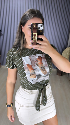 Blusa T-shirt poa na internet