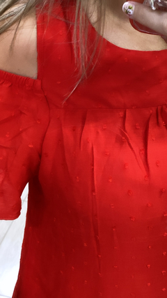 Vestido Jaki vermelho liso - comprar online