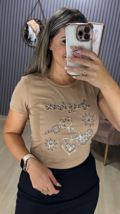Croped T-Shirts 3 D - comprar online