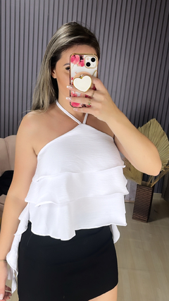 Blusa 3 babados - loja online