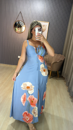 Vestido longo Sandra