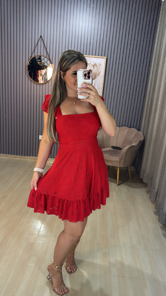 Imagem do Vestido malha lase curto