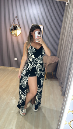 Vestido longo com shorts - loja online