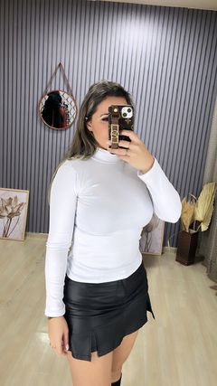 Blusa térmica canelada Gola