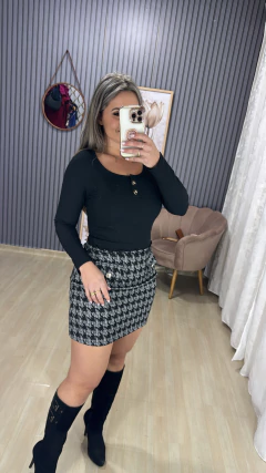 saia tweed curta - comprar online