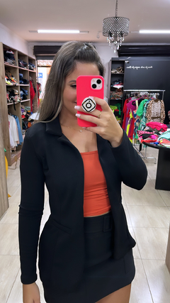 Blazer malha crepe - loja online