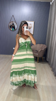 Vestido longo Raquel na internet