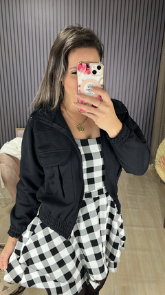 Jaqueta MOLETON bolso