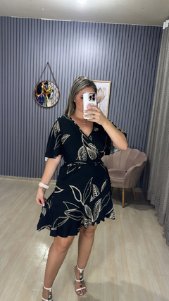 Vestido curto envelope - loja online