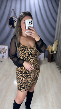 Vestido malha crepe - Visajo Store