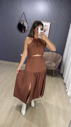 Vestido Elisa midi na internet