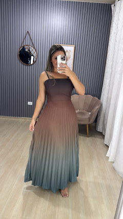 Imagem do Vestido longo plissado