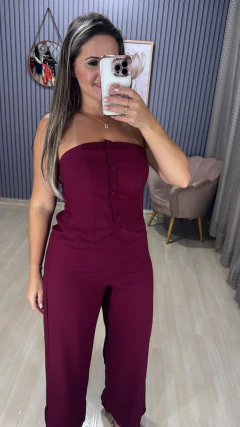 Macacão tomara q cai Joana - loja online