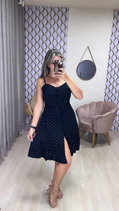 Vestido lista curto - loja online