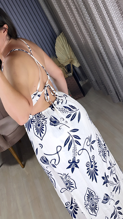 Vestido longo com shorts