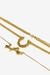 Cadena Doble Fred Perry® / Enchape en Oro en internet