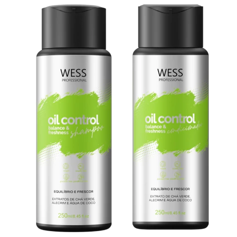 Wess Kit Oil Control Shampoo e Condicionador