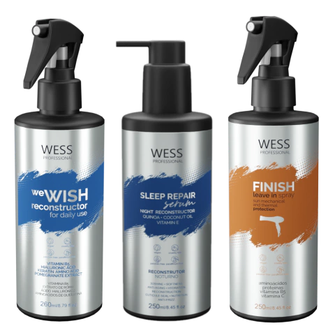 Wess Trio de Tratamento e Proteção (Wish + Sleep + Finish)