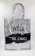 Wess Bolsa Metalizada we Blond