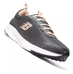 ZAPATILLAS DE MUJER DEPORTIVAS GRIS/CORAL Art. 1030 en internet
