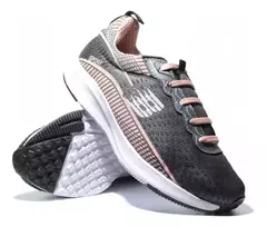 ZAPATILLAS DEPORTIVAS DE DAMA ART. 31 GRIS/CORAL - tienda online
