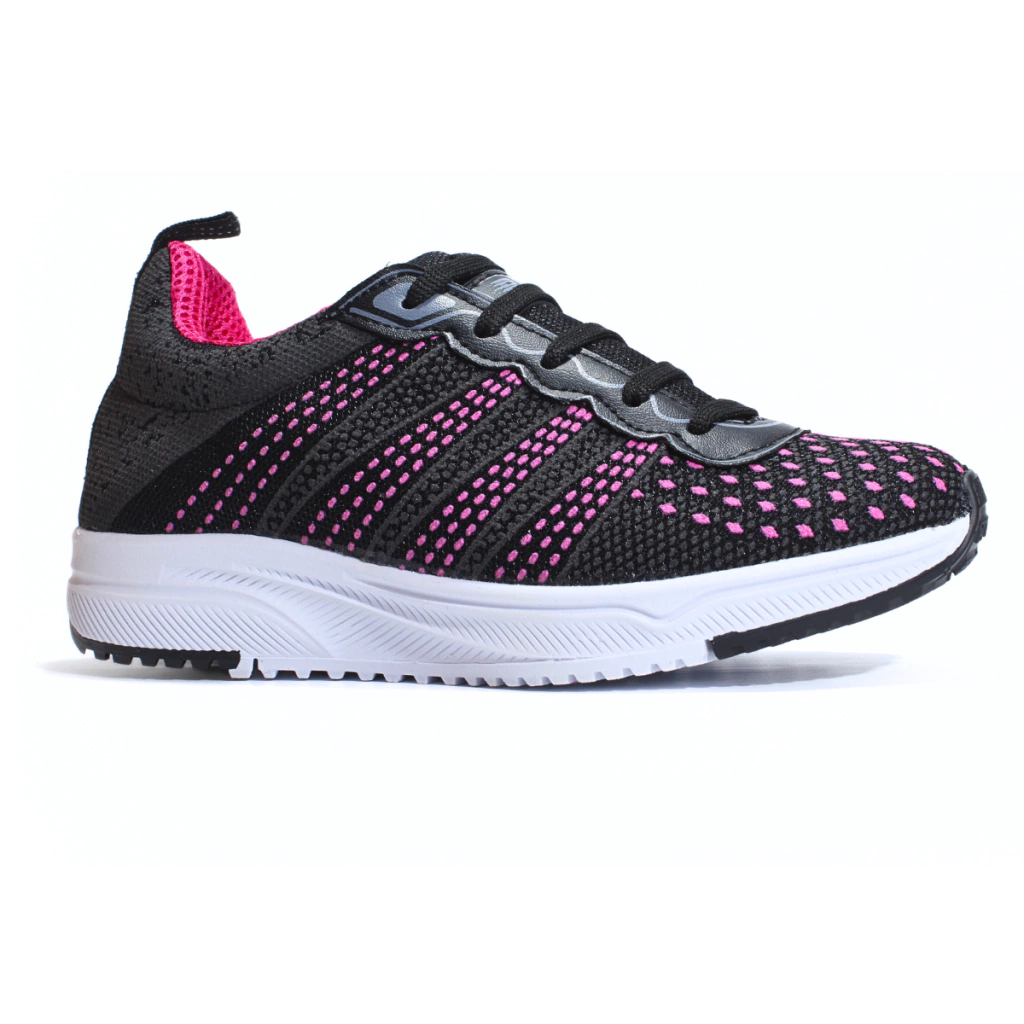 ZAPATILLAS MUJER RESISTENTES NEGRO/FUCSIA Art. 32