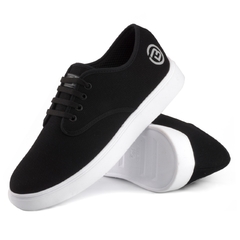 Zapatillas Hombre Negras Urbana Casual Cómodas Basto en internet