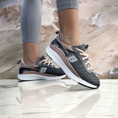 ZAPATILLAS DEPORTIVAS DE DAMA ART. 31 GRIS/CORAL en internet