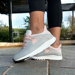 ZAPATILLAS MUJER RESISTENTES BLANCO/SALMON Art. 22
