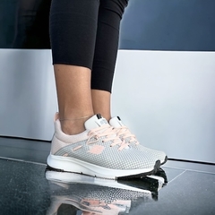 ZAPATILLAS MUJER RESISTENTES BLANCO/SALMON Art. 22 - tienda online