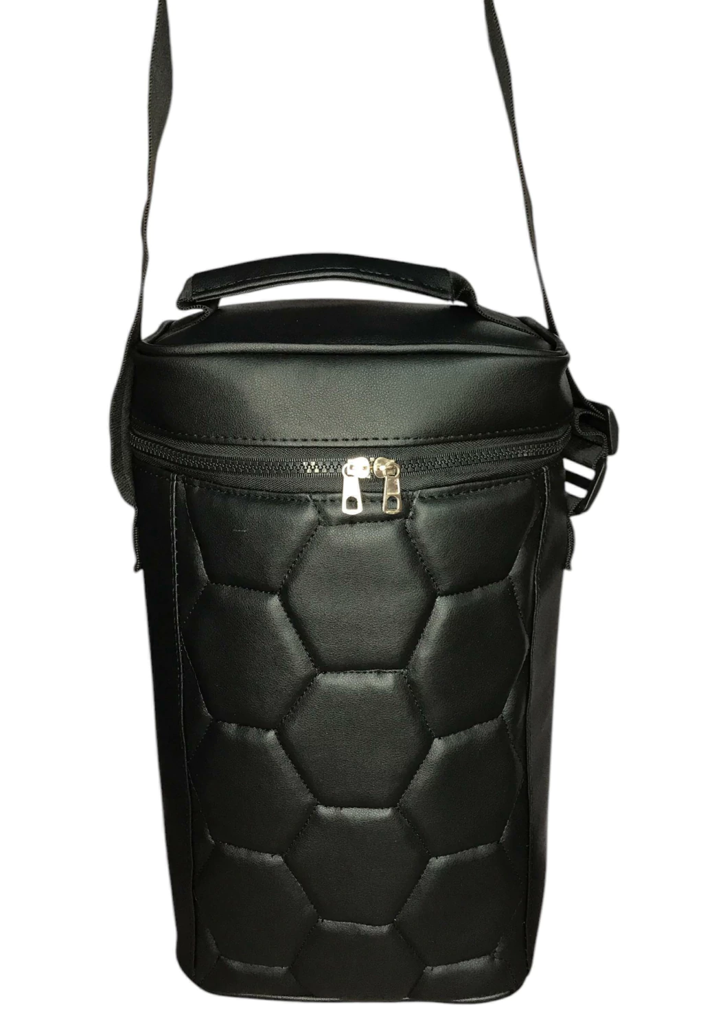 Bolso Morral matero cuero ecologico porta termo