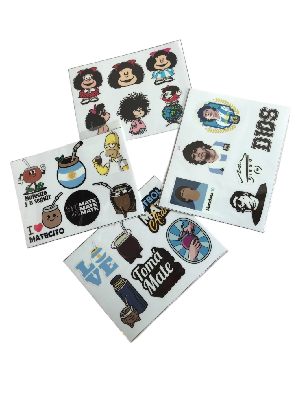 Stickers DTF UV Diferentes diseños