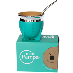 Mate pampa de boca Abierta con bombilla - comprar online