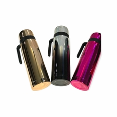 Termo media manija 1 Lt. acero inoxidable cromado - tienda online