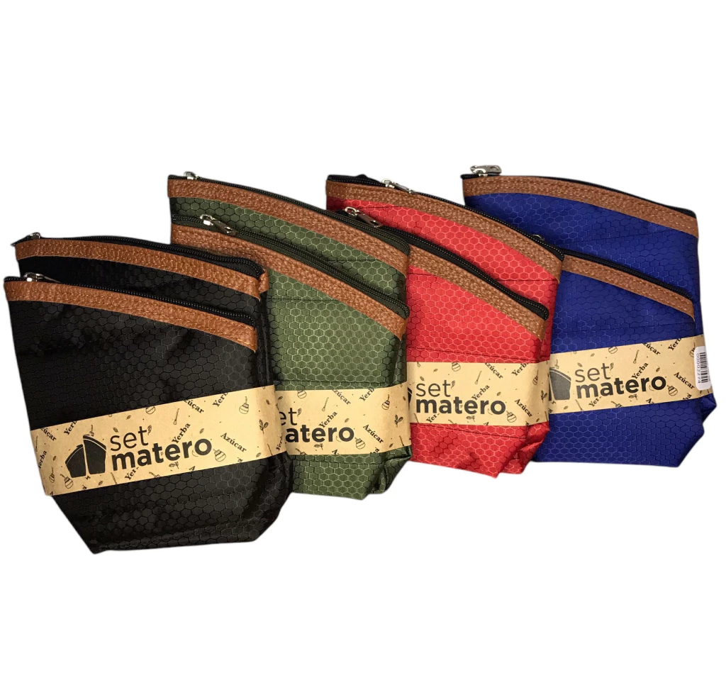 Juego de yerbera y azucarera flexible diseño panal