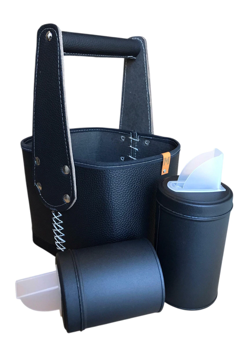 Set Auto canasta + latas yerbera azucarera