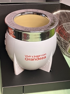 mate pampa River Plate XL termico con bombilla y packaging -