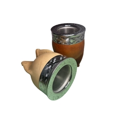 Mate imperial termico interior de acero inoxidable con virola cincelada - tienda online