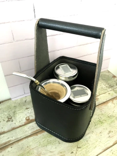 Set Matero Canasta Latas Economico Eco Cuero Camionero - comprar online