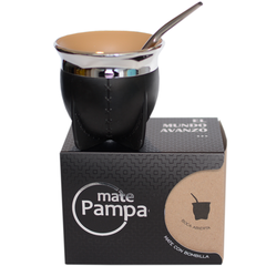 Mate pampa de boca Abierta con bombilla - comprar online