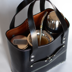 Imagen de Cartera Matera De Cuero 100% Con Remaches Termera Premium