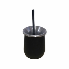 mate de aluminio doble capa termico con bombilla ideal tereré! en internet