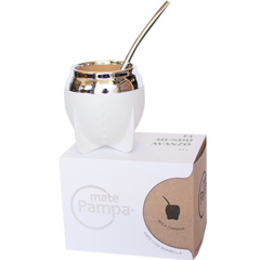 Mate pampa de boca cerrada con bombilla - comprar online