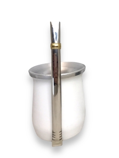 Set matero bolso con division de eco cuero compatible stanley latas x2 mate termico - tienda online
