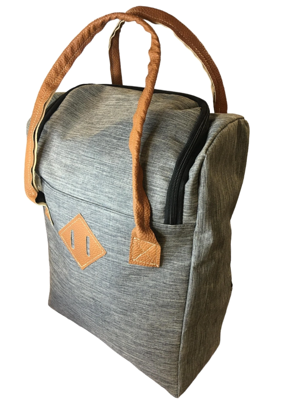 Mochila matera con división interna para termo apertura en U