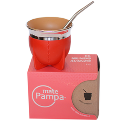 Mate pampa de boca Abierta con bombilla en internet