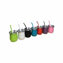 mate de aluminio doble capa termico con bombilla ideal tereré! - comprar online